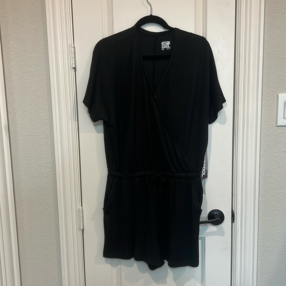 NEW black Knit Romper